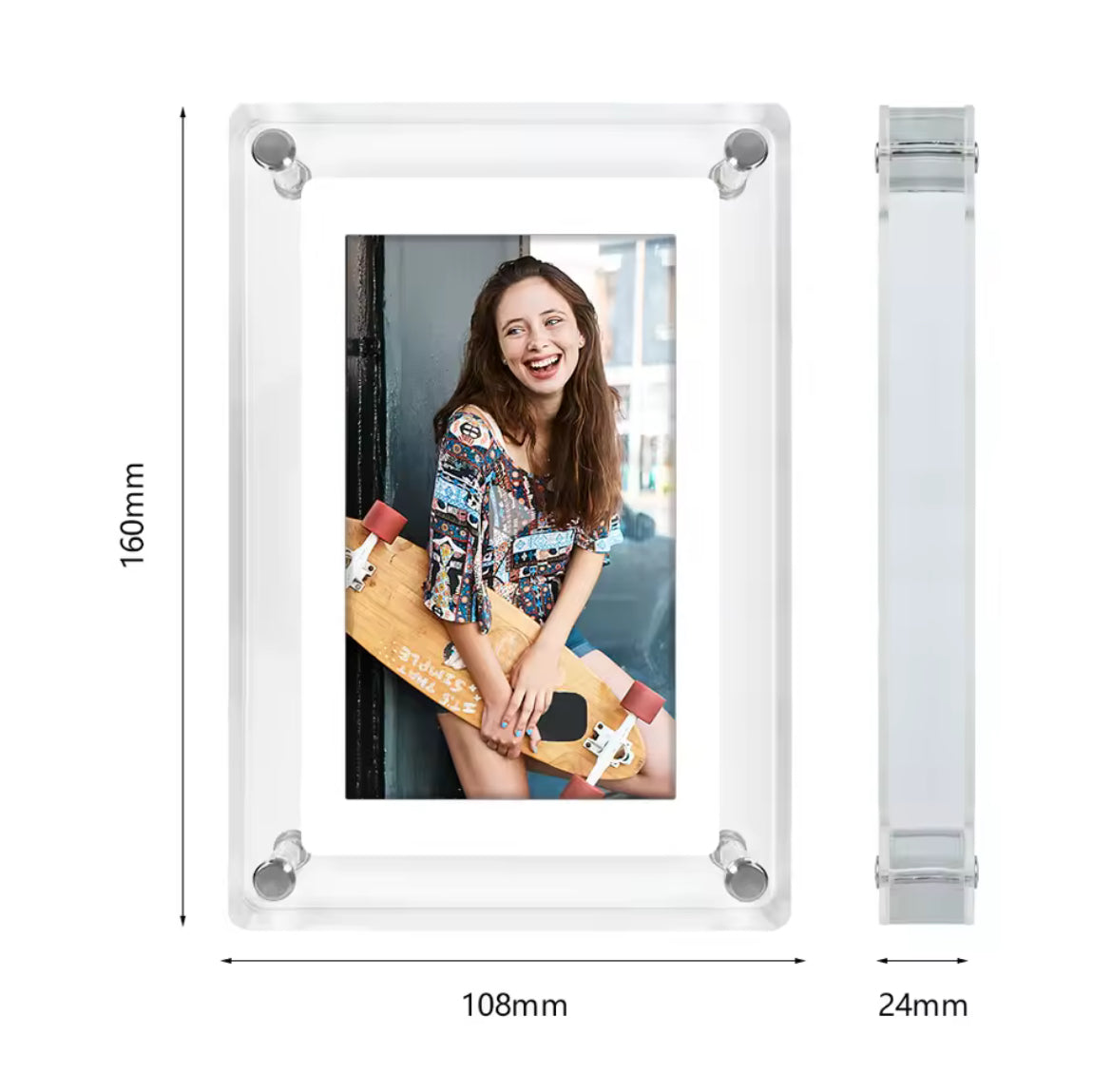 Personalised Acrylic Digital Photo Frame